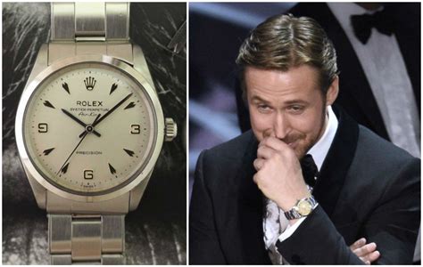 ryan gosling vintage rolex oscars|ryan gosling gold bracelet.